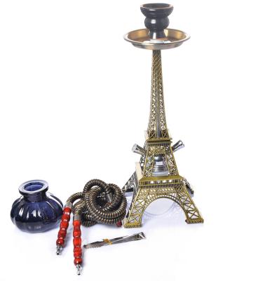 China Sheesha Aluminum Alloy Glass German Glass Materials Travel Custom Chicha Modern Hookah Wholesale Shisha Set for sale