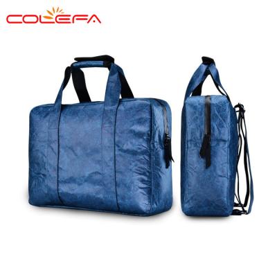 China Tyvek etc Customize Eco Friendly Tyvek Color Waterproof Men's Fleece Travel Paper Bag for sale