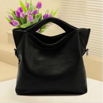 China Wholesale Water Resistant Custom Design Women's Hand Tote Bag Rose Black Brown Red PU Leather Satchel Bag Women for sale