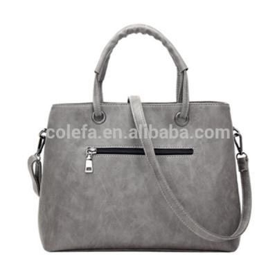 China Wholesale Custom Designer Fashion Tote Hard PU Leather Bag Luxury Soft Handbags for sale