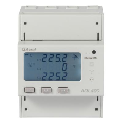 China Acrel ADL400/C 3 Phase Multi function Meter Din rail mounted Energy Modbus Electric Power Meter with Lcd Display ADL400/C for sale