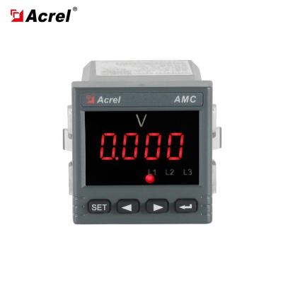 China Acrel AMC48-AV3 Three Phase 100V 220V 380V Voltage Measurement Energy Meter with LED Display AMC48-AV3 for sale