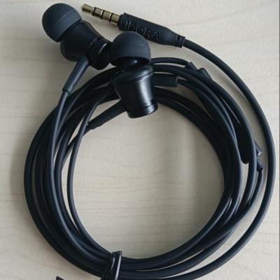 China Noise Canceling 1HORA Microphone Earphone With Wired Mic Dual Earbuds Headphones In-ear Stereo For Mobile Phone for sale