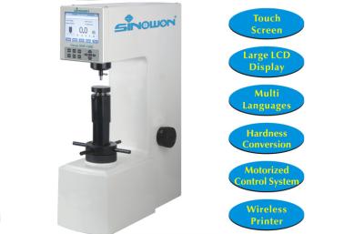 China Multi-Sprachen-Rockwell-Härte-Prüfvorrichtung mit Touch Screen Stützblauem Zahn-Drucken zu verkaufen