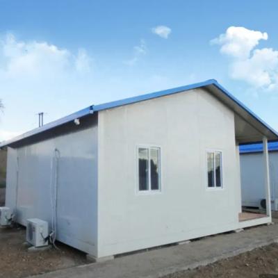 China Turkey Green House Modern Steel Prefab Houses With EPS Concrete Wall for sale