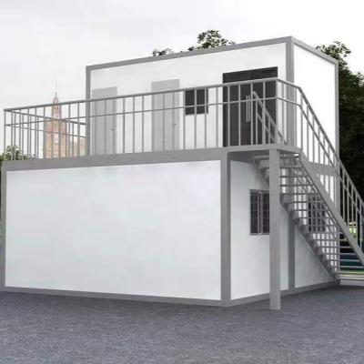 China Modern Quick Rise Carriage Glass House Luxury Home 2 Storey for sale