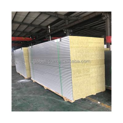 China Modern Customized Length Rockwool Sandwich Panel For Cold Room / Clean Room Panels for sale