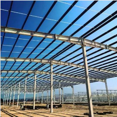 China Steel Fabricated House Steel Structure Building Prefabricated Light Weight Steel Structure Warehouse And Retaining Wall for sale