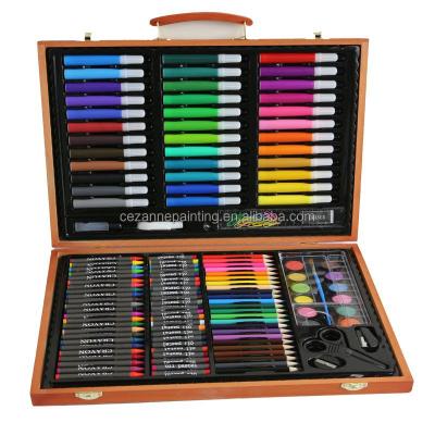 China High Qulaity Raw Material Wholesale 180 Pieces Drawing Deluxe Watercolor Painting Toys Art Coloring Kit For Kids Children for sale