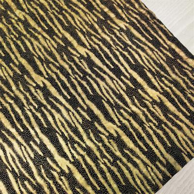 China Hot Selling Blackout Polyester Knitting Fabric With Gold Blocking Spandex Fabrics For Clothes for sale