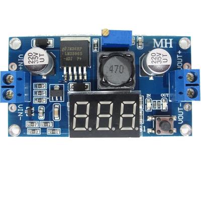 China LM2596 LM2596S Power Supply Module + LED DC-DC Voltmeter Adjustable Step-Down Power Supply Module With Digital Display LM2596 for sale