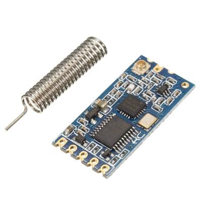 China DIY Project HC-12 SI4463 433Mhz Wireless Module HC12 Serial Port Transceiver Module with Antenna for sale