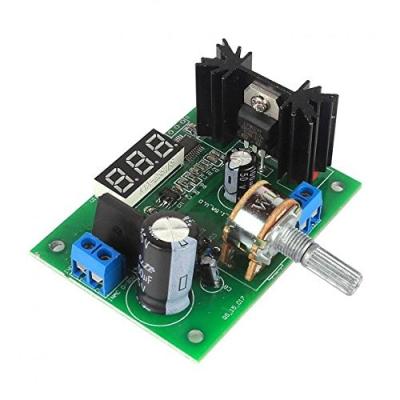 China DC Module LM317 Step Down Voltage Regulator With LED Meter 5V 12V DC Module LM317 Step Down Voltage Regulator With LED Meter for sale