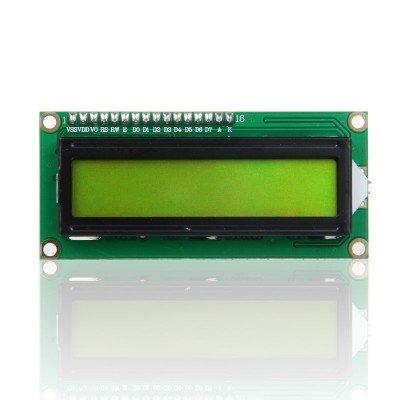 China DIY Project LCD1602 LCD Module With 3.3V Yellow And Green Screen Backlight for sale