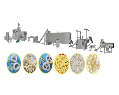 China Machinery Repair Shops Multi Shape Frying Snack Chips Food Processing Line Fried Bugle Chips Production Line for sale