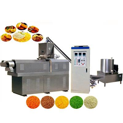 China Food Industry Machinery Automatic Double Screw Extruder Breadcrumb Food Machine Bread Crumb Making Machine for sale