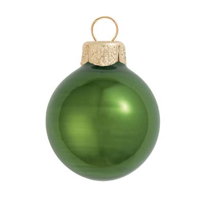 China 2021 Hot Sale Wholesale Christmas Tree Decorations Green Hanging Ball for sale