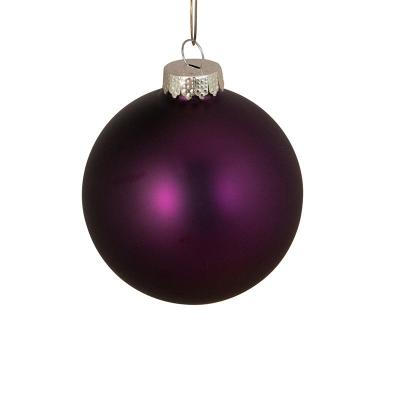 China Hot Sale Wholesale Christmas Ornament Colorful Glass Ball Bauble for sale