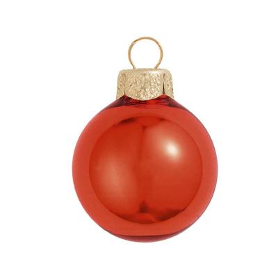 China Hot Sale In Stock Glass Christmas Ball For Ornament Glitter Customize Christmas Ball for sale