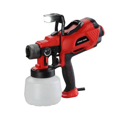 China Paint Spray Gun CX46 HVLP Luxurious Handheld Paint Sprayer, Include 3 Nozzles, With LED Lights for sale