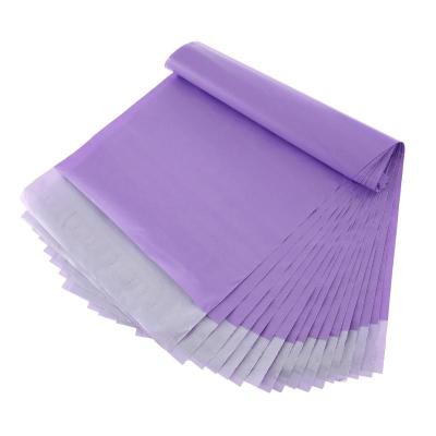 China Waterproof Purple Envelope Storage Bags Plastic Self Adhesive Seal Pouch Self Adhesive PE Messenger Shipping Bags for sale