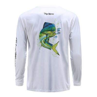 China Antibacterial Custom Logo Sublimation Fishing Quick Dry Shirt UV Protection for sale