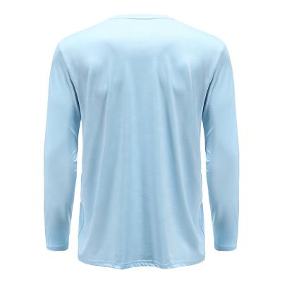 China High Quality QUICK DRY Custom Design Logo Polyester Spandex Men's Long Sleeve Performance Shirts for sale