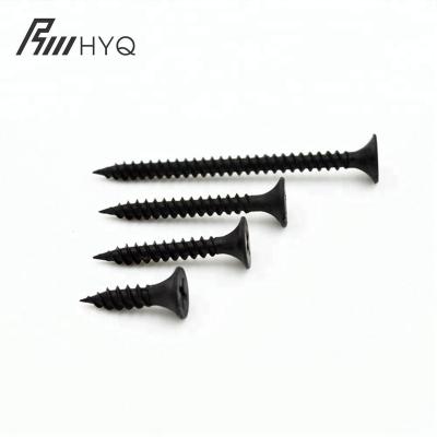 China Gypsum Board 3.5x25 Black Steel Drywall Screws China Bugle Head Drywall Screw Price Manufacturer for sale