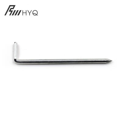 China OEM Special Spring Steel L Shape Hook Iron Nails for sale