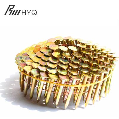 China Coil Nail Flat Cheap Common Coil Nails 3 1/4 Electric Galvanized Coil Roofing Nail for sale