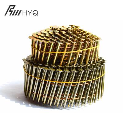 China Bright Flat Factory Coil Spiral Nails Coil Wire For Plastic Nail Inserts Pallet Coil Nails for sale