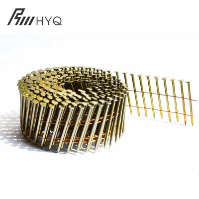 China Wholesale Flat Smooth Leg Coil Nail Fsb 21 Coil Nail Wire Rod Paddle Coil Nails for sale