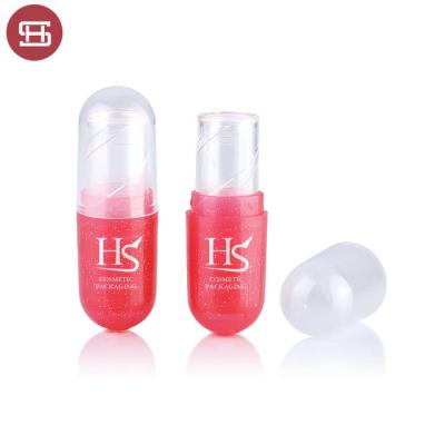 China Hot CUTE Mini Clear Slim Oval Makeup OEM Lip Balm Tube Containers Custom Empty Lip Balm Tube Containers Cheap Wholesale Hot Sale for sale