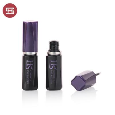 China High Quality Empty Mascara Box Cosmetic Black Purple Mascara Box Round Liquid Eyeliner Packaging With Brush for sale