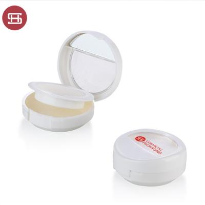 China White Empty Cosmetic Loose Powder Case Private Label Recycled Materials Hot Selling Cosmetic Powder Loose Case for sale