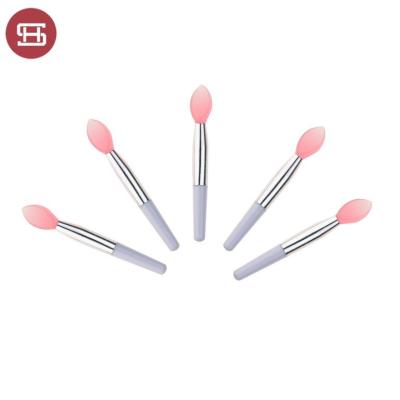 China Custom Smudge Brush Double Ended Eyeshadow Brush for sale