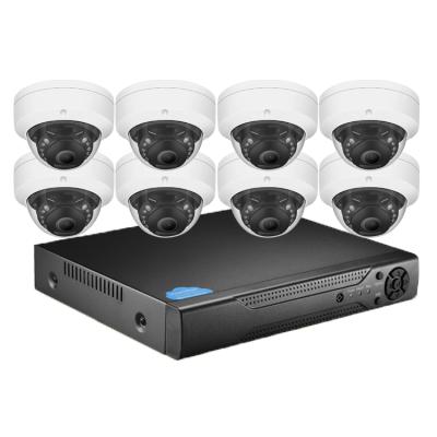 China Metal Factory Shop Surveillance Equipment CCTV Camera Kits 8CH 5MP CCTV Home Kit AHD Dome CCTV Camera System for sale