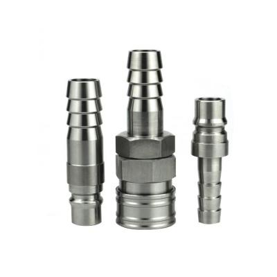 China Factory direct sales stainless steel hose fittings male thread aluminum pneumatic fittings for sale