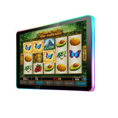 China Anwell Gold Finger Pog Wms Gaming Pot 23.8 Inch Gaming LCD Monitor With LED Light For Pog Wms 3m Touch Pot Gold Capacitive for sale