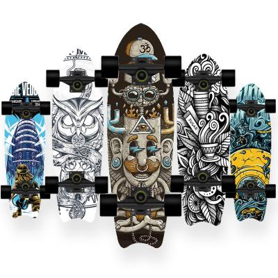 China Hot Sale Youth Cruiser Skateboard Surf Skateboard Maple Land Surfboard Cruiser For Teenagers for sale