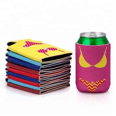 China Viable 330ML Neoprene Custom Promotional Box Cooler Stand Sleeve for sale