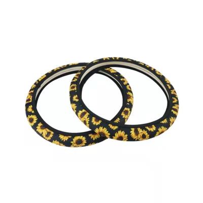 China Car Steering Wheel Neoprene Four Seasons Factory Steering Cover Sleeve Wear Resistant Custom Available for sale