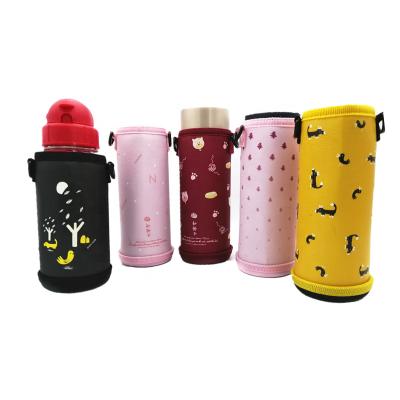 China Insulated Cooler Sleeve Insulated Tote Bag Pouch Holder Strap Water Drinks Water Bottle Bag Cover For Kid Children for sale