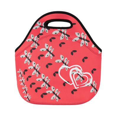 China Neoprene Lunch Bag Food Cool Keep Cooler Bag Picnic Neoprene Lunch Thermal Packaging for sale