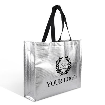 China Custom Woven Textile Handled Carry Bag From Logo Design Guangzhou Factory No for sale