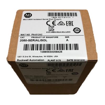 China Allen Bradley 2080-SERIALISOL System Micro800, RS232/485 2080 Isolated Serial Port For Sale 2080-SERIALISOL for sale