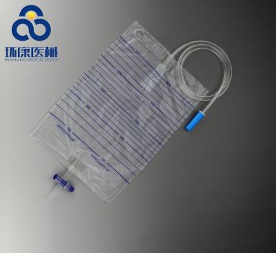 China 24 Hour Collection PVC PVC Urine Drainage Bag Disposable Latex Free Chinese OEM Manufacturer for sale