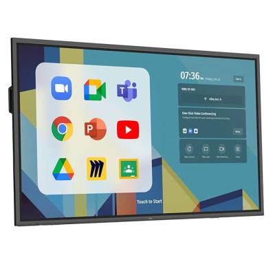 China 86 inch interactief touchscreen whiteboard 20 punt 4k resolutie Te koop