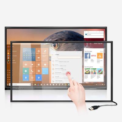 China naadloos multi-touch IR Frame Touch Screen met 8 ms reactietijd Te koop