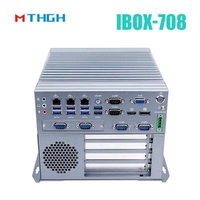 China IBOX-708 SSD Intel Core I5 6500T Industrial Mini PC Todo el chasis de aluminio Temperatura -20 °C ~ 60 °C en venta